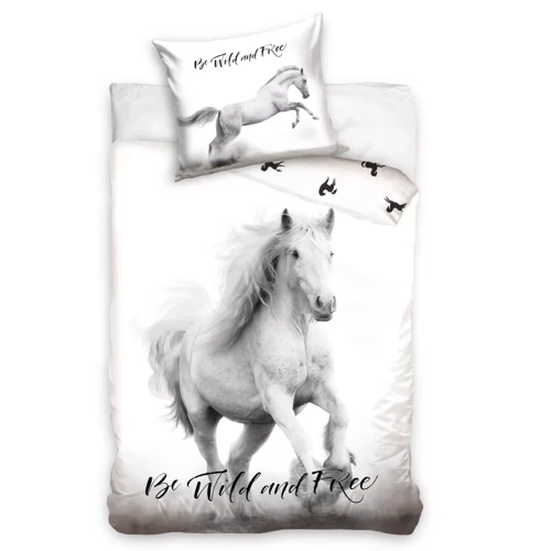 Koń Albino Pościel bawełniana Carbotex