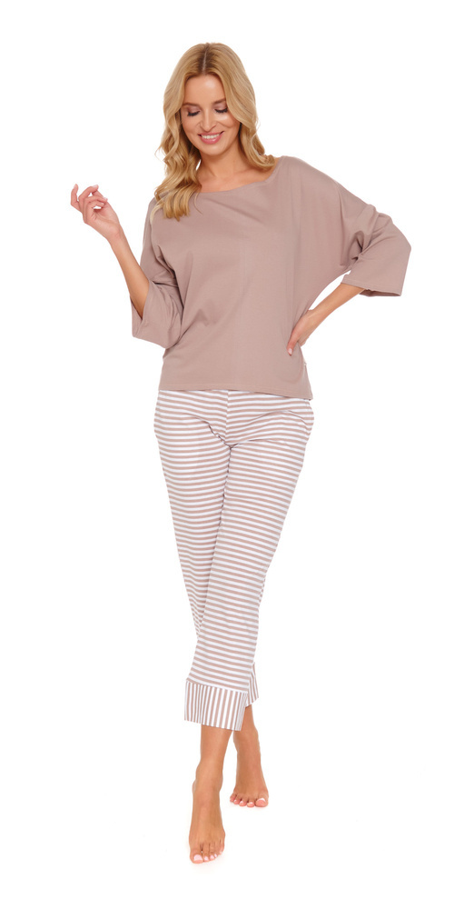 5119 Piżama Damska Doctor Nap - beige