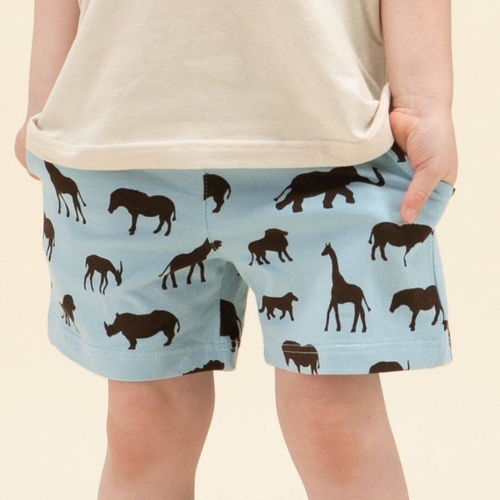 Safari Krótkie spodenki Pinokio - afryka niebieski