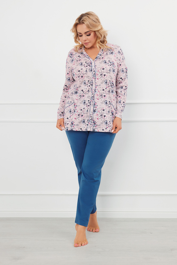 Lacenta Piżama Damska rozpinana Italian Fashion