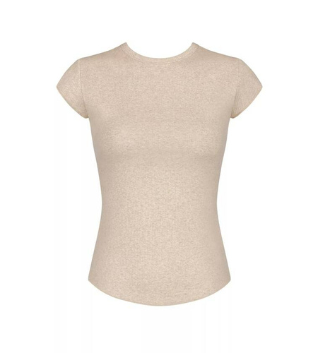 GO Ribbed T-Shirt Bluzka z krótkim rękawem Sloggi - Grey Combination