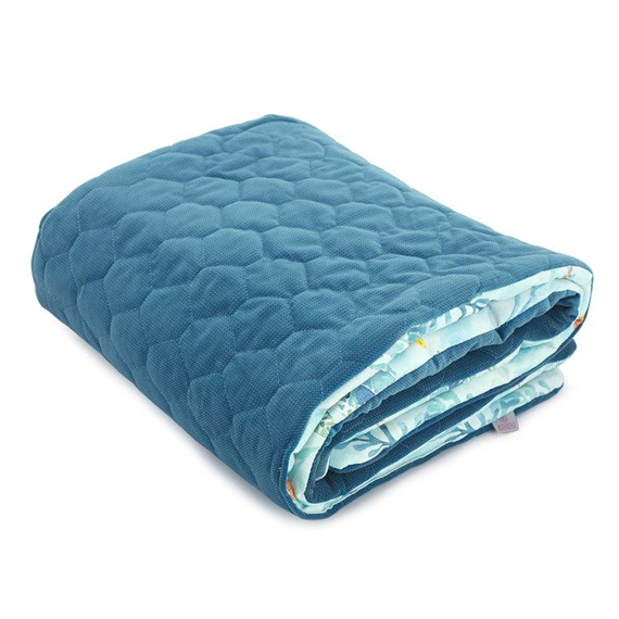 Kocyk Przedszkolaka/Średniaka Sawanna- Velvet Makaszka