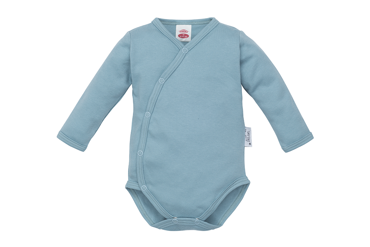 03221DDR "SWEET DREAMS" Body baby z długim rękawem Makoma turkusowy
