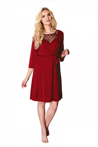 86299 Passion Szlafrok peniuar Mewa granatowy 