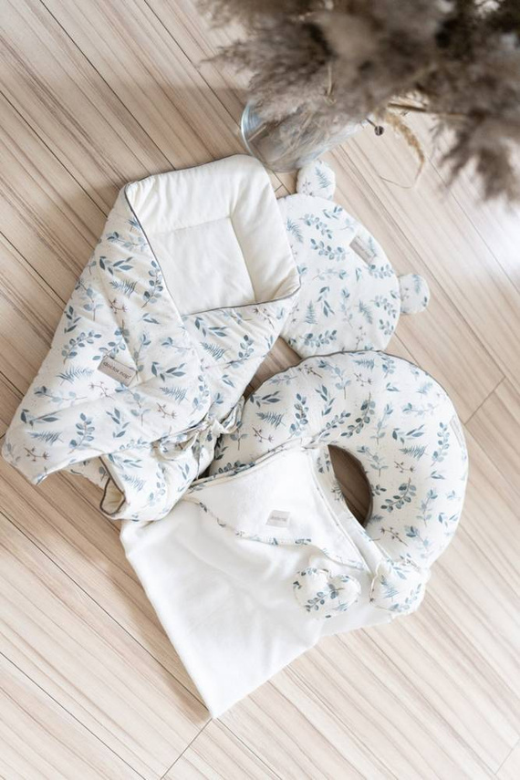 4461 Ręcznik bambusowy z kapturkiem Doctor Nap - milk