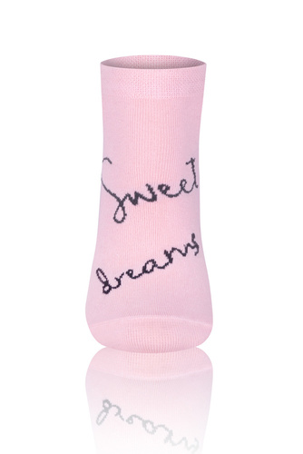 S140S Dreams Skarpety stopki Italian Fashion - łososiowy/jasny melanż