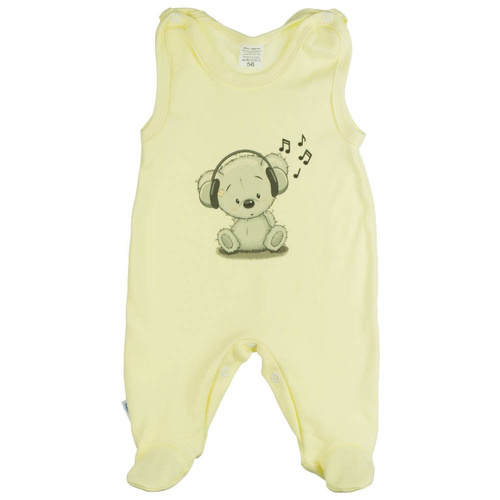 Muzykalny Miś śpiochy niemowlęce Martex ecru