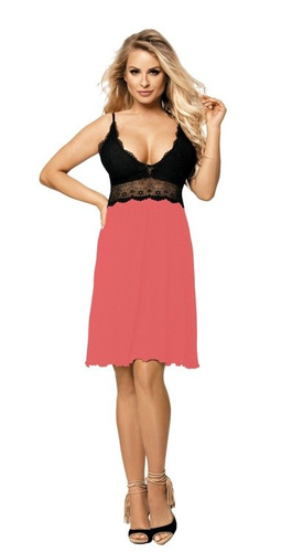 Cindy Halka nocna damska DKaren - koral