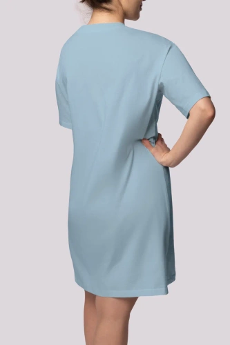 Bliss koszula nocna Mona jasny niebieski