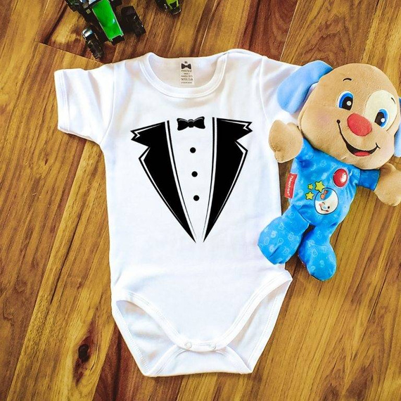 Body krótki rękaw "Smoking" Moocha czarny