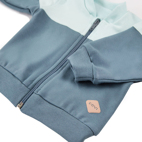 Balloons Bluza dresowa rozpinana Eevi- ciemny turkus 