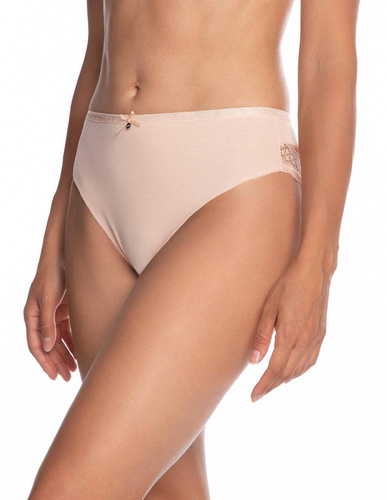 L-1427 BI A'2 Figi Damskie Lama morelowy czarny