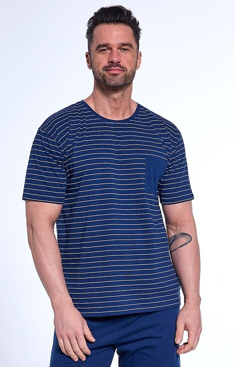 325/175 Lagoon Piżama męska Cornette granatowy 