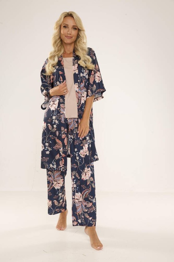 722 Lurdes Piżama damska De Lafense - granat