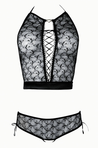 Cristal komplet damski Anais - czarny