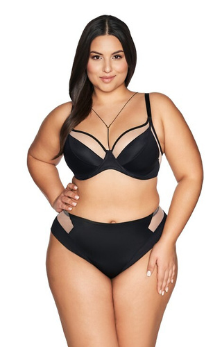 2136 Biustonosz soft miękki Ava - czarny