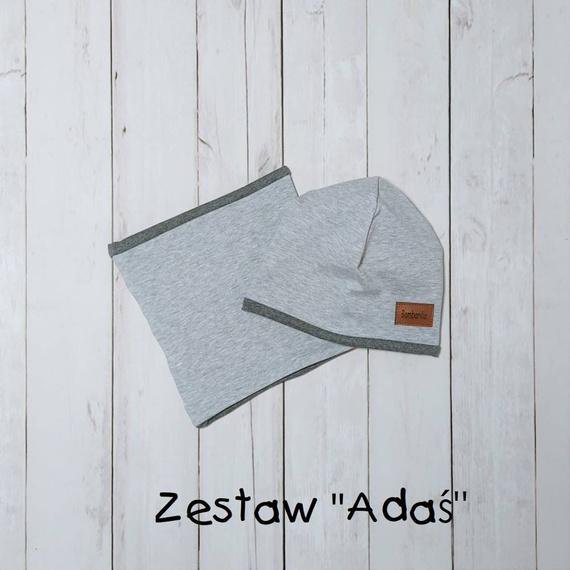 Zestaw Smile&Chill czapka + komin Bambarillo czarny