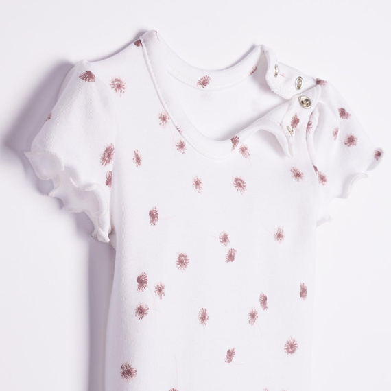 Nicol Hania 226093 Body Niemowlęce 100% Bawełna Kwiatki