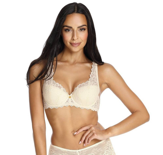 M-053/22 Carmela Biustonosz Usztywniany Mat khaki