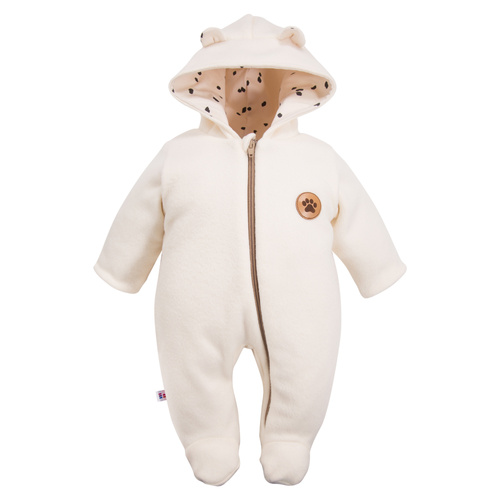 Run & Fun Kombinezon polarowy Eevi - ecru