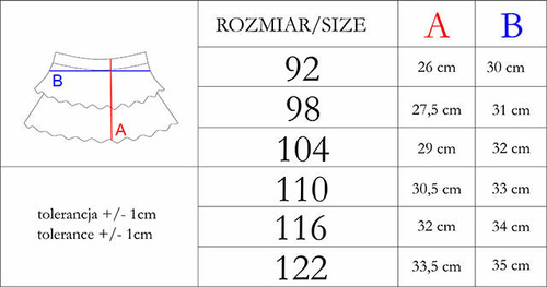 207091 Spódniczka bawełniana "Muślin" Nicol- biała 