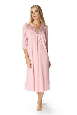 4133 Diana koszula nocna damska Mewa róż
