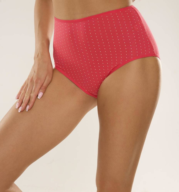 018 Sara Figi wysokie De lafense - malinowy kropki