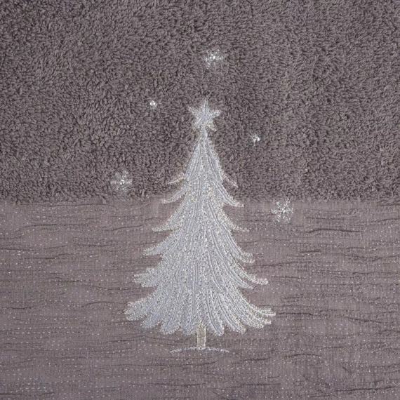 Joy 1 ręcznik świąteczny choinka Eurofirany stalowy