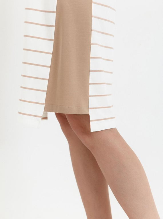 451  Koszula Nocna Cana - ecru cappuccino