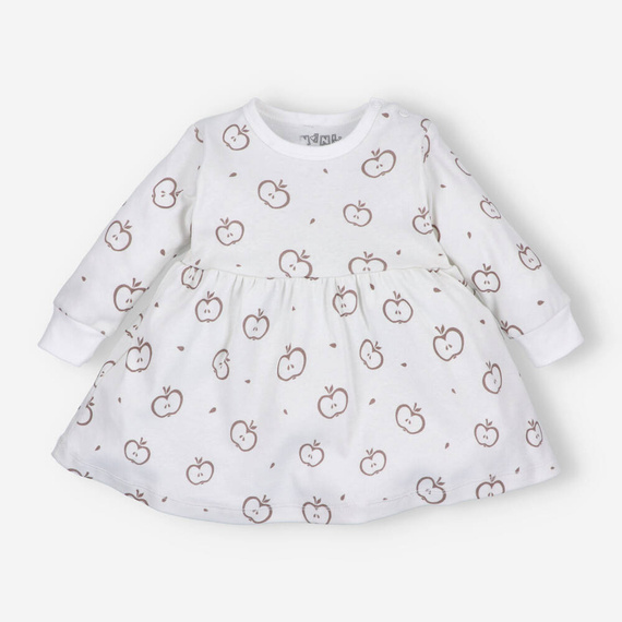 ABN-5305/JAB Happy Apples Sukienka z bawełny organicznej Nini 