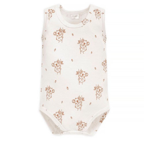 Lovely Day Body na ramiączkach Pinokio - ecru koala