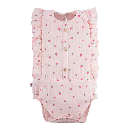 Strawberry & Love Body na ramiączkach muślinowe Eevi