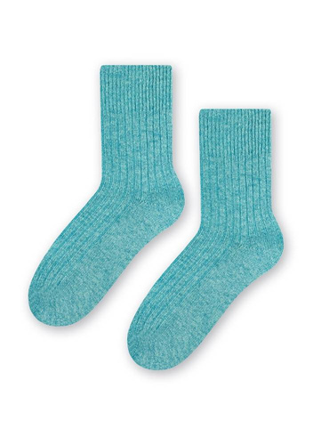 ART..093 Skarpety Damskie Wełniane Steven 028 szary melanż