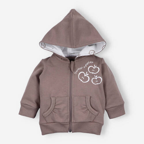 ABN-5307/CZE/056 Happy Apples Bluza dresowa z bawełny organicznej Nini