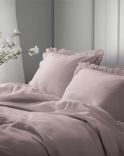 Pure 23 Pościel bawełniana jednobarwna Detexpol różowy