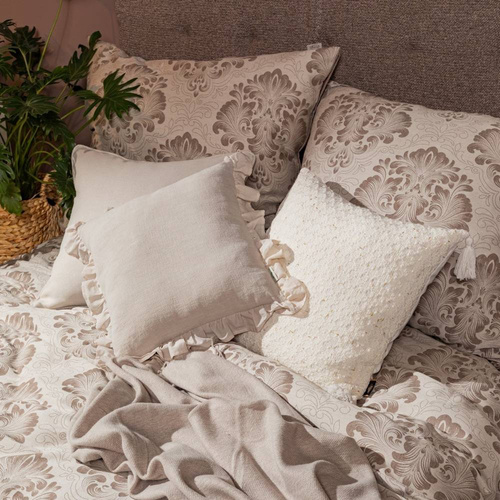 Seville Poszewka lniana Eurofirany kremowy