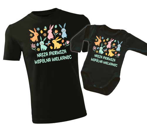 "Nasza pierwsza wspólna Wielkanoc" Komplet tata + dziecko – córka/syn Moocha