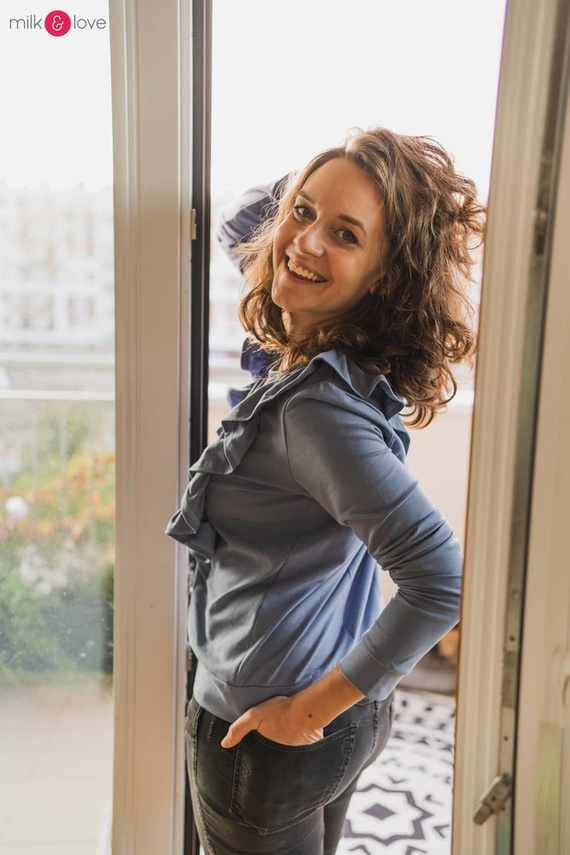 Milky Waves bluzka do karmienia Milk&Love dusty cedar