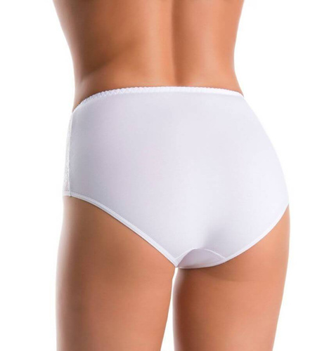 140-3 Loren Wielopak figi z wysokim stanem Teyli - czarny/biały/beżowy