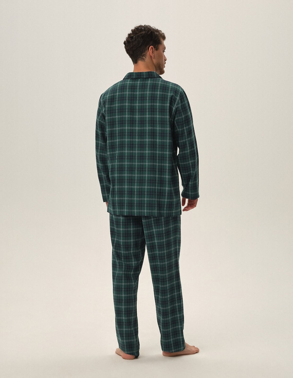 41922 Hire Piżama Męska Core Henderson -zielony