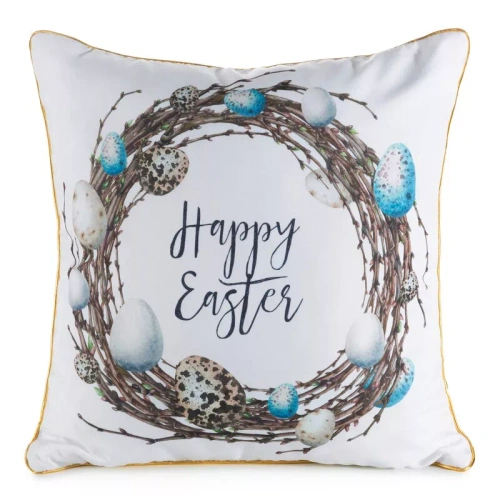 Eurofirany Wiosna 51– poszewka wielkanocna dekoracyjna Happy Easter