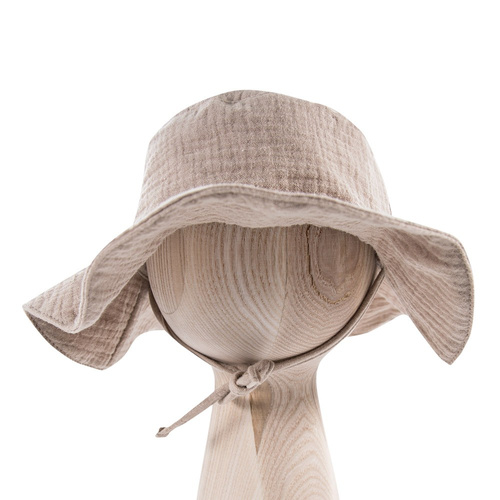 Pearfect kapelusz muślinowy dla dziecka Eevi- beżowy