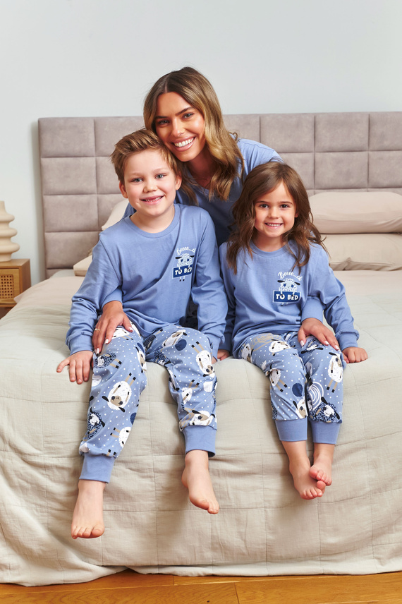 7348 Piżama dziecięca Doctor Nap – 100% bawełna, unisex, owce - sheep