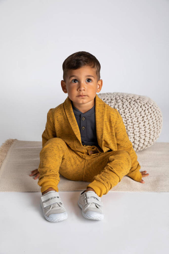 169570 Bluza dresowa marynarka "Mix" Nicol - musztardowy