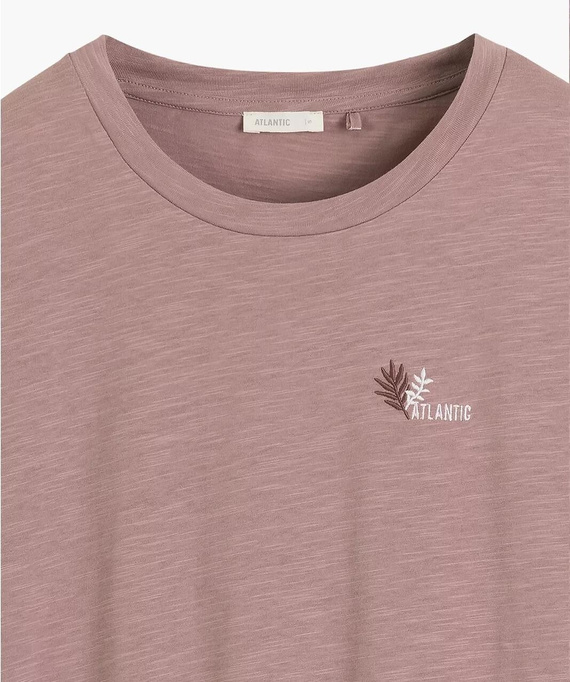 Atlantic NLD-002 Koszula nocna bawełniana 100% T-shirt różana 