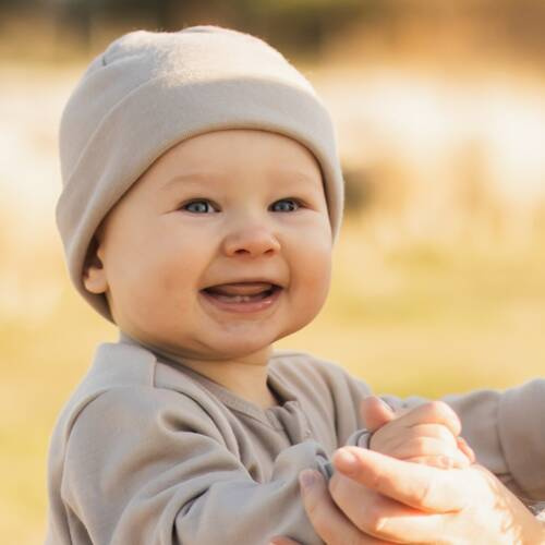 Merino Czapka z wełny merynosów Eevi -beżowy