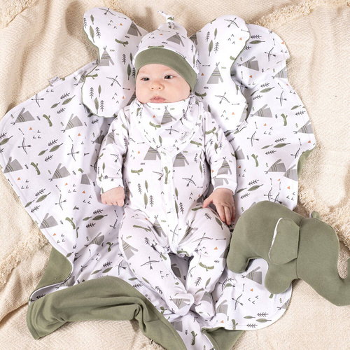 206054 Bruno Czapeczka niemowlęca z węzełkiem Nicol