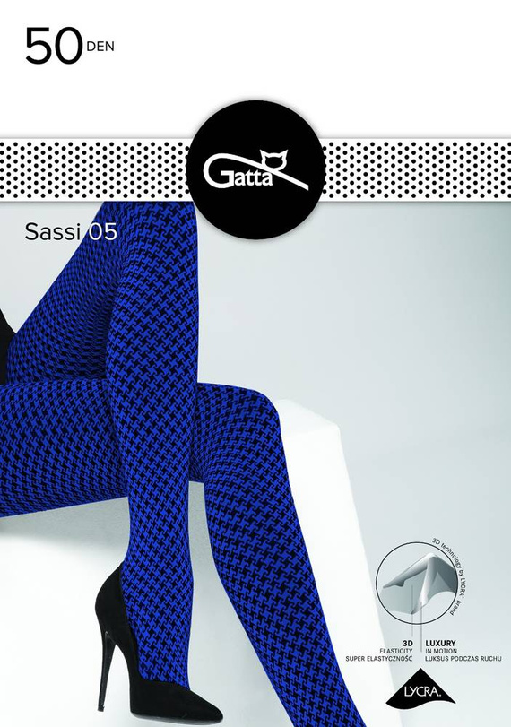 Sassi wz.05 Rajstopy 50 den Gatta -83B honey-nero