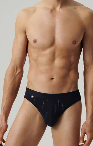 3MP-193 A'3 Slipy męskie Atlantic - granatowy-zielony