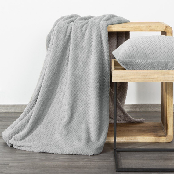 Cindy 3 Koc, narzuta Designe91 -srebrny